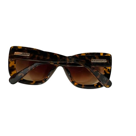 Tahari Women’s Tortoiseshell Cat Eye Sunglasses Excellent Condition - Picture 5 of 5